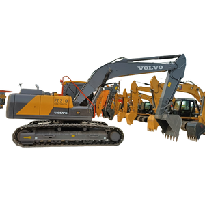 Retroexcavadora hidráulica de 21 toneladas usada Volvo EC210 Machinery con motor y bomba de buena calidad como componentes principales a la venta - Product Image 1