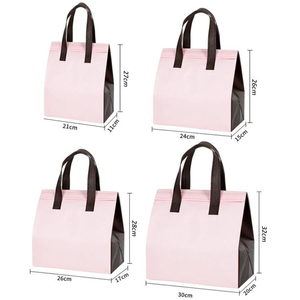 Nouveauté Sac isotherme jetable en aluminium laminé sur mesure, sac <span class=keywords><strong>thermique</strong></span> à emporter, écologique, non tissé, personnalisé - Product Image 2