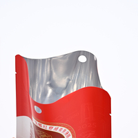 Sac en papier d'aluminium à haute barrière recyclable et dégradable imprimé sur mesure pochette debout d'emballage de sucre d'épices vide flexible