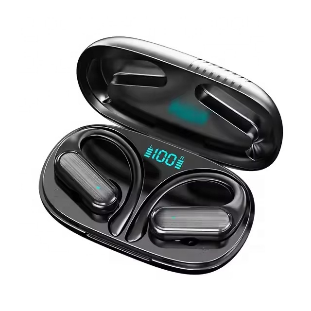 A520 In-Ear Open Ear Earbuds V5.3 for JL IPX-4 Waterproof Sports Earphone Touch Control Hanging Ear Hook Digital Display