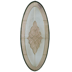 Vitrage double pour inserts de porte, cadre en plomb, inserts de verre demi-lune pour traverse de porte - Product Image 6
