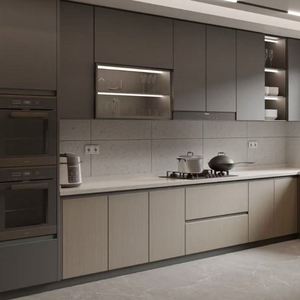 Modern Luxury Ready to Assemble Interior <b>Furniture</b> <b>Flat</b> <b>Pack</b> Cabinet Design Cupboard Kitchen Cabinets - Product Image 3