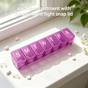 กล่องยา 7 ช่อง <span class=keywords><strong>ส</strong></span>ำหรับขาย<span class=keywords><strong>ส</strong></span>่ง<span class=keywords><strong>จ</strong></span>ากโรงงาน ปลอดภัยสำหรับอาหาร กล่องยาแบบรายสัปดาห์ รองรับการพิมพ์<span class=keywords><strong>ส</strong></span>ีตาม<span class=keywords><strong>ส</strong></span>ั่ง รับผลิ<span class=keywords><strong>ต</strong></span>แบบ OEM ODM กล่องเก็บยา - Product Image 5
