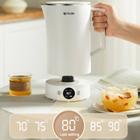 Bouilloire électrique programmable intelligente pour la maison, en acier inoxydable, 1,7 L, anti-surchauffe, pour thé vert et café noir
