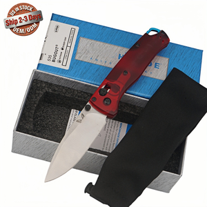Couteau pliant BM535 BUGOUT, lame S30V, manche G10 résistant à l'usure, EDC, survie, camping, chasse, personnalisation en gros - Product Image 1