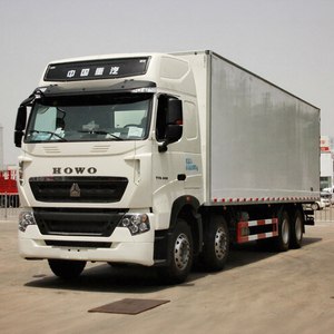Camion fourgon Sinotruk HOWO T7H 400HP 8X4 5,3-6,2M, capacité de charge de 20 tonnes, moteur diesel Euro 2 d'<span class=keywords><strong>occasion</strong></span> pour le transport express - Product Image 2
