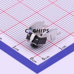 TS-1093B-A4B3-D2 Tactile Switch Through hole Component THT Switch Single Pole Single Throw Round Button 2.5N Right Angle Insert - Product Image 2