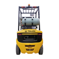 Chariot élévateur à double alimentation essence/GPL 2 tonnes CPY avec moteur GK21 et mât multi-étages pour la manutention de palettes en entrepôt et en usine