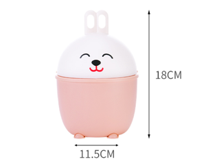 Cubo de basura de escritorio de plástico de alta calidad con diseño moderno y forma de conejo - Product Image 4