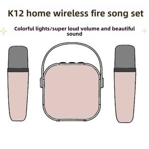 Micrófono Altavoz K12 Todo en Uno, el Más Vendido Transfronterizo, con Batería Integrada de ABS, para Transmisión en Vivo al Aire Libre y Karaoke en Casa - Product Image 3