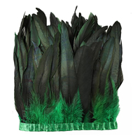 Teint Coque Queue Poulet Coq Plume pour Artisanat DIY Costume Chapeau Millnery Accessoire Fête Carnaval Mariage Décor