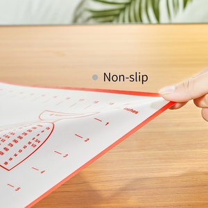 60X40 Cm Không Dính Nonslip Silicone Pastry Cán Mat Với Dấu Đo Tấm Bột Silicone BPA Miễn Phí Và Dễ Dàng Để Làm Sạch - Product Image 6