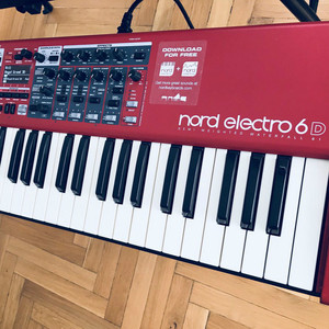 Sintetizador NORD Electro 6D <span class=keywords><strong>de</strong></span> 61 Teclas, Componga <span class=keywords><strong>Música</strong></span> para Escenario, Piano Eléctrico, Teclado <span class=keywords><strong>de</strong></span> Interpretación - Product Image 1