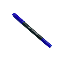 Fabricant personnalisé marqueur permanent à double extrémité étanche à base d'huile pointe ultra fine double stylo marqueur noir 0.7mm 1mm