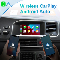 Kit de mise à niveau de l'écran, décodeur sans fil CarPlay Android Auto pour Volvo V60 S60
