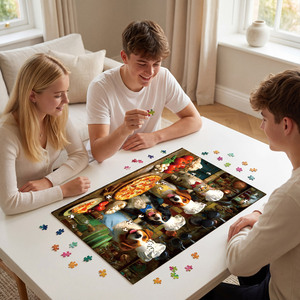 High quality OEM/ODM 500/1000 pieces Custom Educational Toys Animal Jigsaw Cardboard <b>Puzzles</b> for kids Adults - Product Image 3