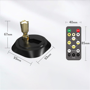 Lámpara de pared inalámbrica LED de temperatura de tres colores recargable con focos de control remoto para interiores para oficina en casa - Product Image 3