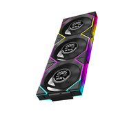 Jungle Leopard Interstellar V4 Ventilateur Numérique 120mm Refroidissement Silencieux ARGB PWM Ventilateur Affichage Contrôle de Température pour Boîtier d'Ordinateur PC