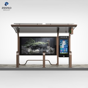 Parada de Autobús Inteligente con Pantalla LED a Todo Color para <span class=keywords><strong>Horarios</strong></span> en Tiempo Real, Alta Luminosidad y Resistencia a la Intemperie - Product Image 1