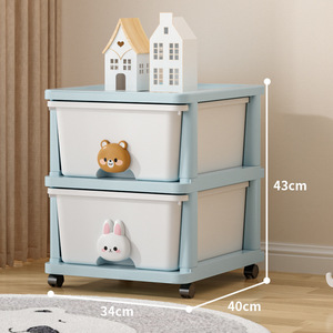 Étagère à livres portable en forme de <span class=keywords><strong>voiture</strong></span> blanche pour garçons, grande <span class=keywords><strong>armoire</strong></span> de rangement pour jouets d'enfants - Product Image 3