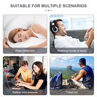 Kabelloser Ferngesteuerter Luftdruck-Vibrations-Elektrischer Kopfhautmassager Multifunktionaler Entspannungs-Massagehelm für Zuhause