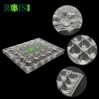 Vente en gros bon marché 4/6/8/12/15/24/30 blister en plastique plateau d'oeufs de caille en plastique emballage en vente