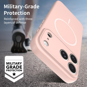 Custodia Magnetica Lusso <span class=keywords><strong>Rosa</strong></span> Opaco Morbida al Tatto per <span class=keywords><strong>iPhone</strong></span> 18 17 16 15 14 <span class=keywords><strong>13</strong></span> <span class=keywords><strong>Pro</strong></span> <span class=keywords><strong>Max</strong></span> Antiurto Personalizzabile - Product Image 5