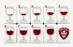 Vineyard Vibes Grape Pattern Mahjong Mat Anti-Slip Foldable Waterproof American Mahjong <b>Table</b> Pad - Product Image 4