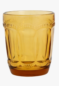 Bicchiere in vetro colorato goffrato di nuovo design 2026, all'ingrosso, stile vintage per casa e catering, classico retrò, per acqua - Product Image 2