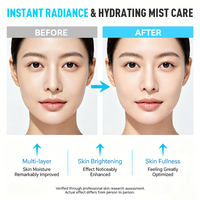 Essence en spray bleu personnalisée OEM ODM avec sérum pour le visage à la céramide cristalline, hydratant et réparateur