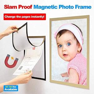 Cadre photo magnétique Efaster, cadre photo magnétique anti-collision, couverture de dossier - Product Image 2