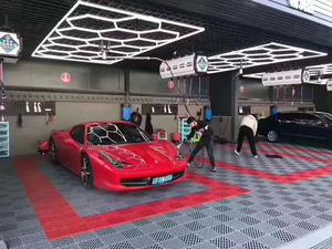 SUEZ六角形LEDライト六角形LEDガレージライトハニカムワーキング六角形ライト - Product Image 6