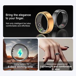 CITICITY NFC แหวนอัจฉริยะเครื่องวัดการนอนหลับอัตราการเต้นของหัวใจ การติดตามออกซิเจนในเลือด เครื่องติดตามการออกกำลังกายเพื่อสุขภาพ เครื่องติดตามสุขภาพ แหวนสวมใส่ได้ - Product Image 2