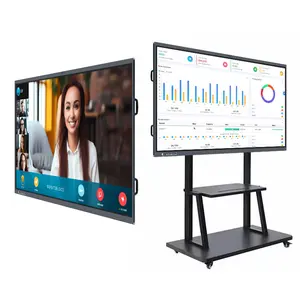 55 65 Inch Dual System Digital Business Smart Interactieve Whiteboard Displays Whiteboard Voor Educatieve Bedrijfsvergadering