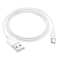 Kabel USB Type-C PVC & Nylon Berkualitas Tinggi dengan Pengisian Cepat 3A untuk Ponsel, Komputer, dan Tablet
