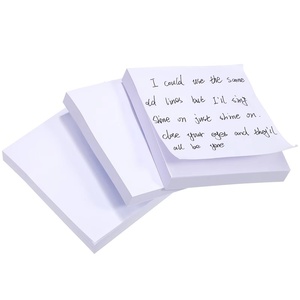 Venta al por mayor de papelería, notas adhesivas cuadradas blancas, blocs de notas autoadhesivos en blanco, blocs de notas adhesivas - Product Image 1