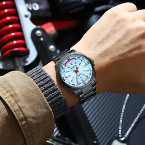 CURREN 8455 Aiguilles Lumineuses Bracelet en Acier Inoxydable 3ATM Étanche de Haute Qualité Montre à Quartz pour Hommes - Product Image 3