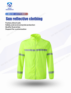 Vêtements d'été d'extérieur pour l'équitation avec logo personnalisé Vêtements de protection solaire réfléchissants pour la sécurité routière Vêtements de protection solaire à manches longues - Product Image 4