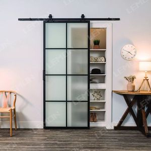 Portes coulissantes intérieures en verre insonorisées et étanches, design moderne et personnalisé, pour maisons et habitations - Product Image 4