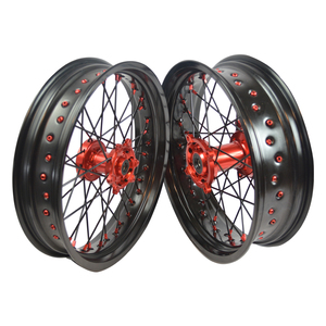 Quantité minimale de commande 1 jeu de roues Supermoto bon marché pour HONDA CR <span class=keywords><strong>CRF</strong></span> <span class=keywords><strong>125</strong></span> 250 450 - Product Image 2