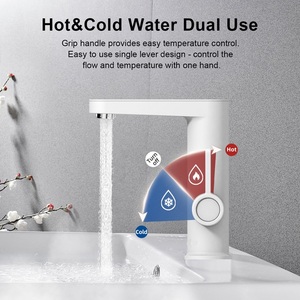 เครื่องทำน้ำอุ่นไฟฟ้าก๊อกน้ำร้อนแบบ2 in 1, ก๊อกน้ำร้อนไม่มีถังก๊อกน้ำร้อน220V สำหรับบ้าน - Product Image 4