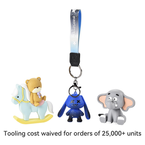 Tuyệt vời bán buôn thiết kế mới tùy chỉnh Keychain Silicone Keychain - Product Image 4