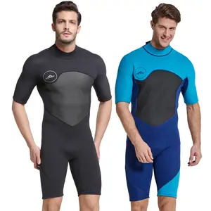 Sbart 2mm High Quality Hot Sale Neoprene Wet Suit Shorty Diving Suit Men's Diving Surfing Wetsuit With Back Zip