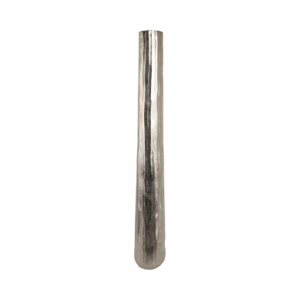 Vaso da terra in metallo alto con finitura martellata, decorazione d'arredo per soggiorno - Product Image 4
