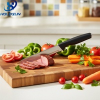 Couteau à viande japonais en acier inoxydable extra-affûté de qualité alimentaire avec manche ergonomique personnalisé pour couper le brisket
