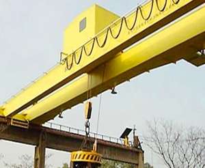 High-Capacity Double Beam Electromagnetic Suction Cup <b>Bridge</b> <b>Crane</b> Equipped with Engine Motor and Bearing Core Components - Product Image 3