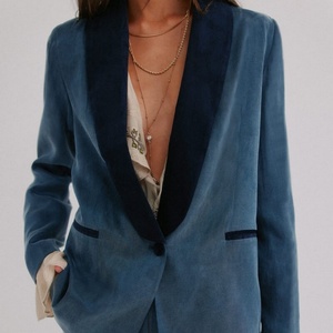 Traje de diseño sin planchado para mujer, novedad 2025, abrigo de alta calidad estilo Fried Street, profesional y a medida, para primavera y otoño. - Product Image 1