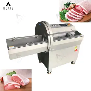 Cortador automático de cubos de carne para fatiar costela de porco, fatiador para fatias de cordeiro fresco e máquina de corte de carne