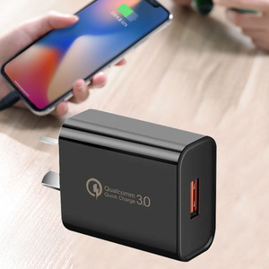 Tùy Chỉnh Bán Buôn Chất Lượng Cổng Duy Nhất Qc3.0 18W Nhanh Chóng Sạc <span class=keywords><strong>USB</strong></span> Tường Điện Thoại Sạc <span class=keywords><strong>Adapter</strong></span> Đối Với Samsung Android Điện Thoại Di Động - Product Image 4