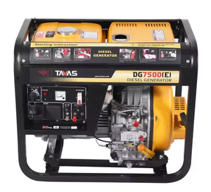 Tavas 5.5kw 6kw 6kw דיזל ניידים גנרטורים מסגרת פתוחה דגם 60hz שקט חזק גבוהה חזק אוויר מקורר מחיר תחרותי - Product Image 2